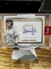 Aaron Judge #DCA-AJ Baseball Cards 2023 Topps Definitive Autograph Collection Prices