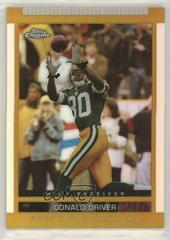 Donald Driver [Chrome Gold Refractor] #3 Football Cards 2003 Topps Draft Picks & Prospects Prices