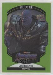 Josh Brolin as Thanos [Green Quartz] #93 Marvel 2022 Allure Prices