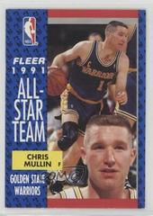 Chris Mullin [Pink Back] #218 Basketball Cards 1991 Fleer Prices