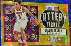 Collin Sexton [Blue Cracked Ice] #8 Basketball Cards 2018 Panini Contenders Optic Lottery Ticket Prices