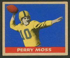 Perry Moss Football Cards 1949 Leaf Prices