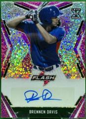 Brennen Davis [Pink] #BA-BD1 Baseball Cards 2020 Leaf Flash Autographs Prices
