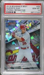 Aledmys Diaz [Atomic Refractor] #29 Baseball Cards 2016 Bowman's Best Prices