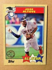 Jose Altuve #87-106 Baseball Cards 2017 Topps 1987 Prices