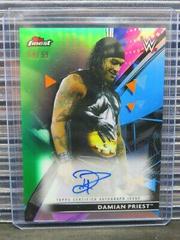 Damian Priest [Green] Wrestling Cards 2021 Topps Finest WWE Roster Autographs Prices