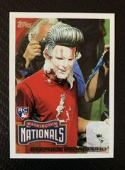 Stephen Strasburg [Update Pie on Face] #661 Baseball Cards 2010 Topps Prices