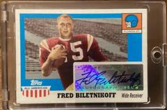 Fred Biletnikoff Football Cards 2005 Topps All American Autograph Prices