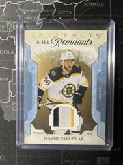 David Pastrnak [Premium] #NR-DP Hockey Cards 2023 Upper Deck Artifacts NHL Remnants Prices