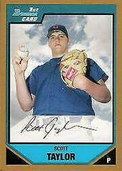Scott Taylor [Gold] #BP14 Baseball Cards 2007 Bowman Prospects Prices