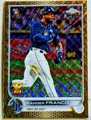 Wander Franco [Gold Wave] Baseball Cards 2022 Topps Chrome Prices
