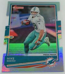 Mike Gesicki [Silver Die Cut Press Proof] Football Cards 2020 Panini Donruss Prices