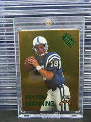 Peyton Manning [Ssd Hobby Gold] #165 Football Cards 1998 Playoff Absolute Prices