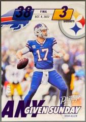 Josh Allen [Purple] #AGS-5 Football Cards 2023 Panini Prestige Any Given Sunday Prices