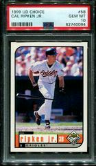 Cal Ripken Jr. #58 Baseball Cards 1999 UD Choice Prices