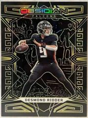 Desmond Ridder [Yellow Electric Etch] #3 Football Cards 2023 Panini Obsidian Prices