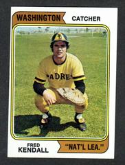 Fred Kendall [Washington] #53 Baseball Cards 1974 Topps Prices
