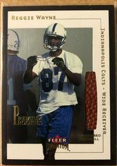 Reggie Wayne [Rookie Game Ball] Football Cards 2001 Fleer Premium Prices