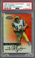 Kurt Warner [Autograph Speed Red] #146 Football Cards 1999 Playoff Contenders Prices