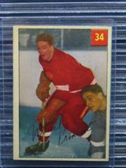 Marcel Pronovost [Lucky Premium Back] Hockey Cards 1954 Parkhurst Prices