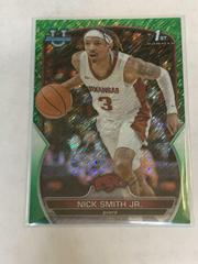 Nick Smith Jr. [Green Shimmer] #1 Basketball Cards 2022 Bowman Chrome University Prices