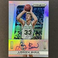 Larry Bird [Prizm] #60 Basketball Cards 2013 Panini Prizm Autograph Prices