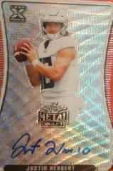 Justin Herbert [Red Wave] #BA-JH2 Football Cards 2020 Leaf Metal Draft Autographs Prices