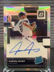 Aaron Ashby [Silver Stars] Baseball Cards 2022 Panini Donruss Optic Rated Rookie Signatures Prices