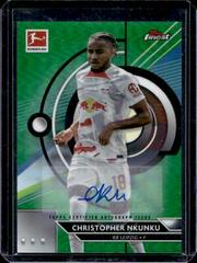 Christopher Nkunku [Green] #BCA-CN Soccer Cards 2022 Topps Finest Bundesliga Autographs Prices