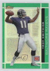Troy Smith [Green Refractor] #106 Football Cards 2007 Topps Finest Prices