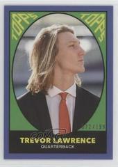 Trevor Lawrence [Blue] #10 Football Cards 2021 Topps X Trevor Lawrence Prices