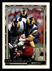 Tom Rathman #413 Football Cards 1992 Topps Gold Prices