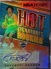 Devonte' Graham [Red Hot] Basketball Cards 2018 Panini Hoops Hot Signatures Rookies Prices