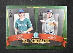 Cole Young, Walter Ford #BJ-7 Baseball Cards 2022 Bowman Draft Blackjack Prices