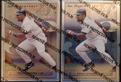 Tony Gwynn [Silver Promo w/ Coating] Baseball Cards 1996 Leaf Steel Prices