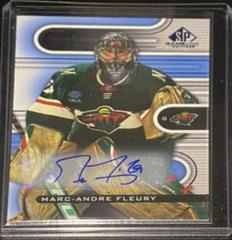 Marc Andre Fleury [Blue Autograph] #120 Hockey Cards 2022 SP Game Used Prices
