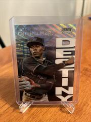 Jazz Chisholm Jr. [Wave] Baseball Cards 2022 Stadium Club Chrome Dynasty and Destiny Prices