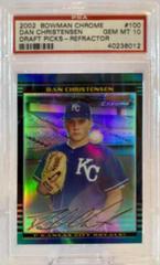 Dan Christensen [Refractor] #100 Baseball Cards 2002 Bowman Chrome Draft Picks Prices