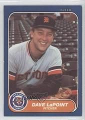 Dave La Point #U-64 Baseball Cards 1986 Fleer Update Prices