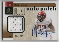 Mark Ingram [Autograph Patch] Football Cards 2011 SP Authentic Prices