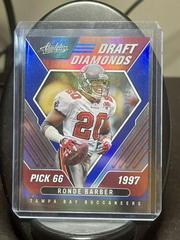 Ronde Barber [Spectrum Blue] #DD-19 Football Cards 2022 Panini Absolute Draft Diamonds Prices