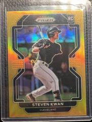 Steven Kwan [Gold Prizm] #51 Baseball Cards 2022 Panini Prizm Prices