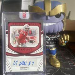 CJ Stroud [Ruby] #SM-CJS Football Cards 2022 Panini Immaculate Collegiate Signature Moves Prices