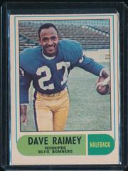 Dave Raimey Football Cards 1968 O Pee Chee CFL Prices