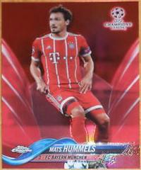 Mats Hummels [Red Refractor] Soccer Cards 2017 Topps Chrome UEFA Champions League Prices