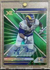 Aaron Donald [Autograph Green] #57 Football Cards 2021 Panini XR Prices