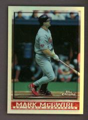Mark McGwire [Refractor] #325 Baseball Cards 1998 Topps Chrome Prices