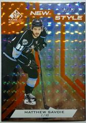 Matthew Savoie [Orange Foilboard] #NS-MS Hockey Cards 2021 SP Game Used CHL New Style Prices