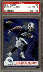 Derrick Mason #80 Football Cards 2001 Topps Finest Prices