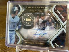 Freddie Freeman #TTM-FF Baseball Cards 2022 Topps Tribute to MVPs Autographs Prices